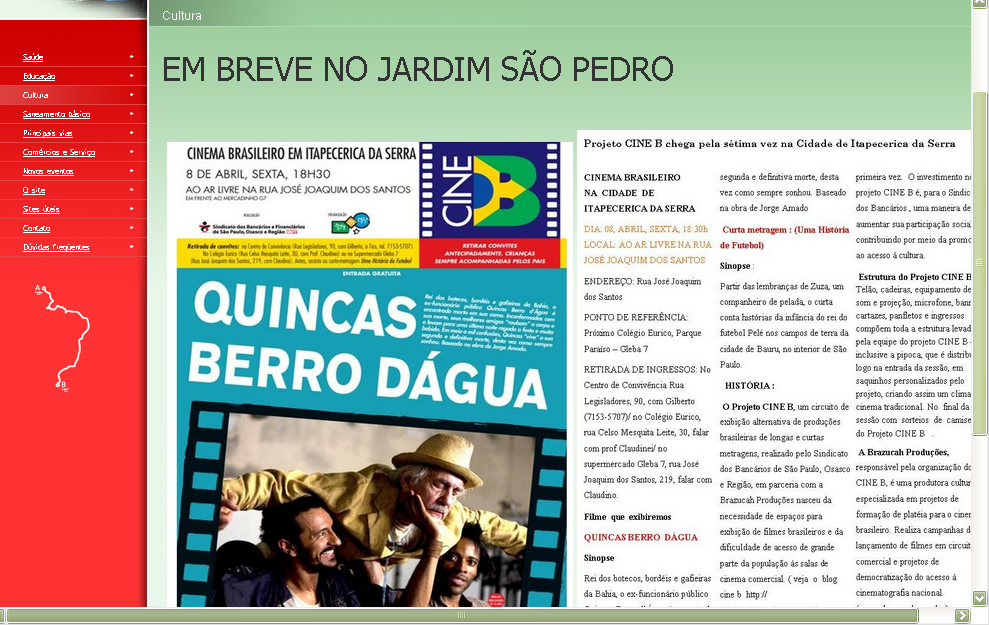 Em www.jardimsaopedro.com.br/cultura.aspx em 1 de abril de 2011