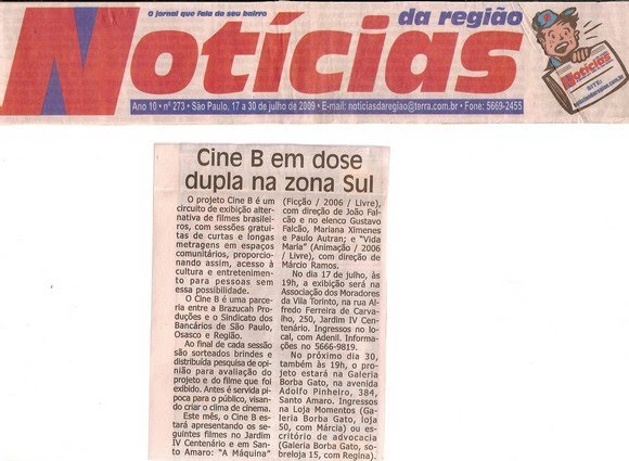 Jornal Notícias da Região, 17 a 30 de junho de 2009