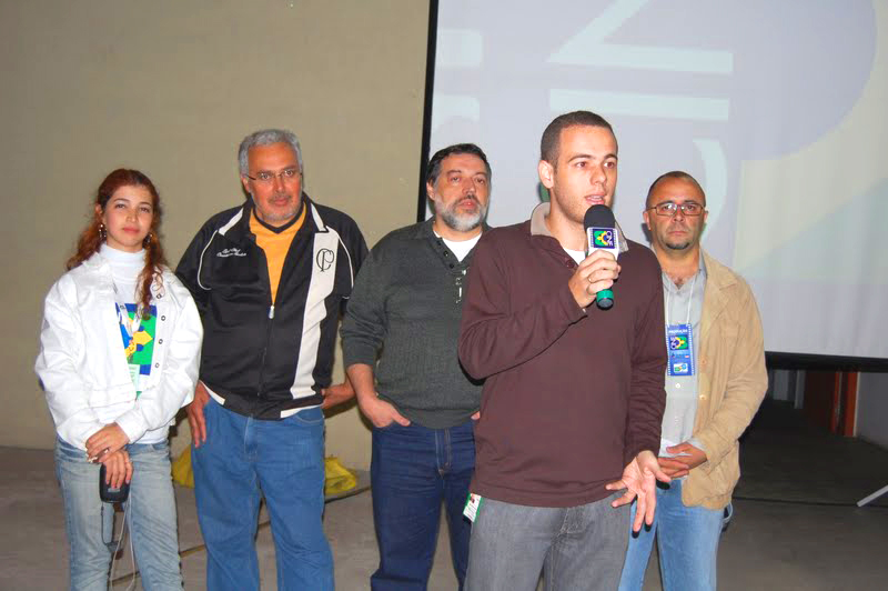 O administrador do Parque Vila Silvia na abertura do Cine B O administrador do Parque Vila Silvia na abertura do Cine B